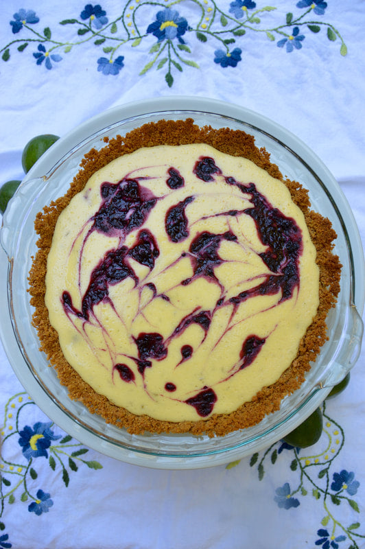 Mini Blueberry Key Lime Pie, 5” - Pack of 3