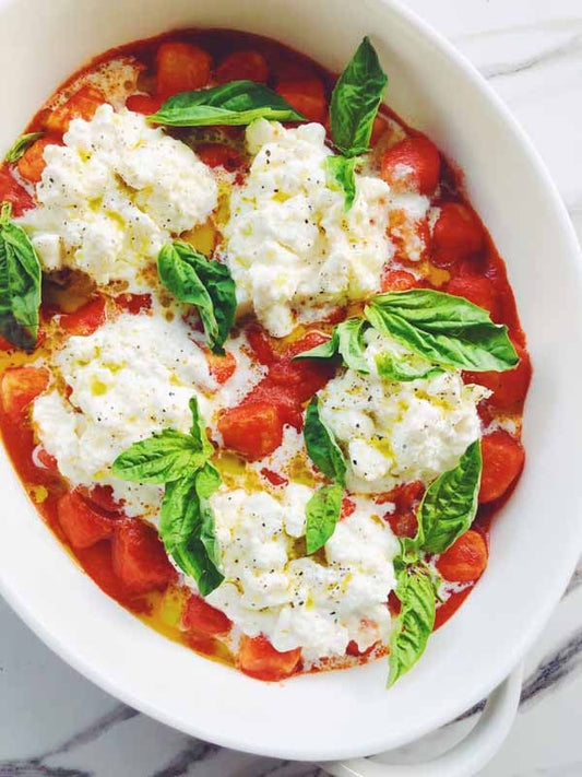 Stracciatella Mozzarella Italian Cheese - 1 lb