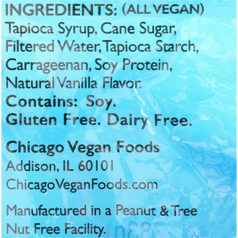 Dandies - Vegan Mini Marshmallows, Vanilla - Gluten Free - Pack of 6