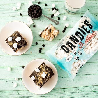 Dandies - Vegan Mini Marshmallows, Vanilla - Gluten Free - Pack of 6