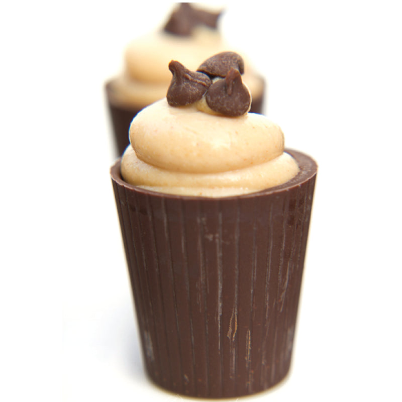 Belgium Creamy Milk Chocolate Liquor / Liqueur Cups - includes 32 Milk Chocolate Ready to Fill Cups, Mini Dessert Shells