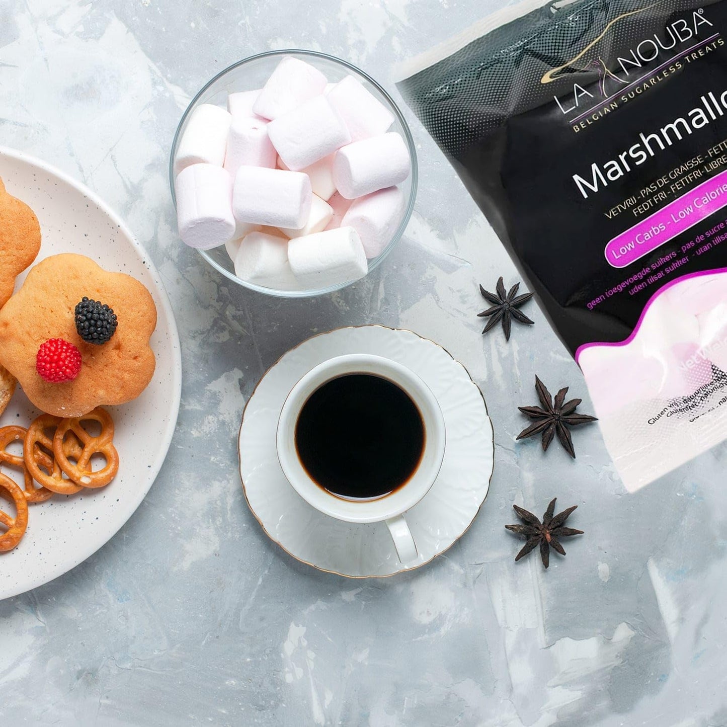 La Nouba Belgian Sugar Free Marshmallows – Pack of 2