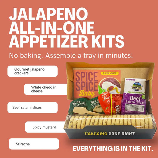 Gourmet Artisan Jalapeno & Chipotle Crackers Snack Kit - 20 Count
