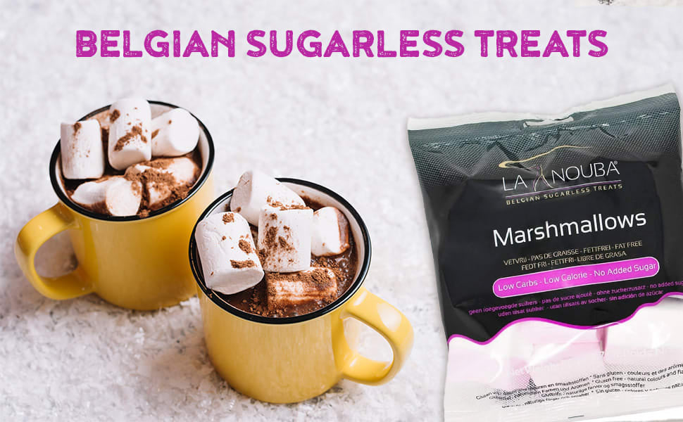 La Nouba Belgian Sugar Free Marshmallows – Pack of 2