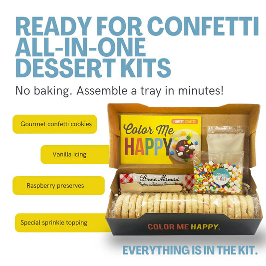 Gourmet Artisan Ready for Confetti Crackers Dessert Snack Kit - 20 Count