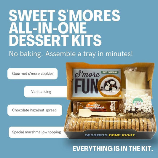 Gourmet Artisan Sweet S'mores Crackers Dessert Snack Kit - 20 Count