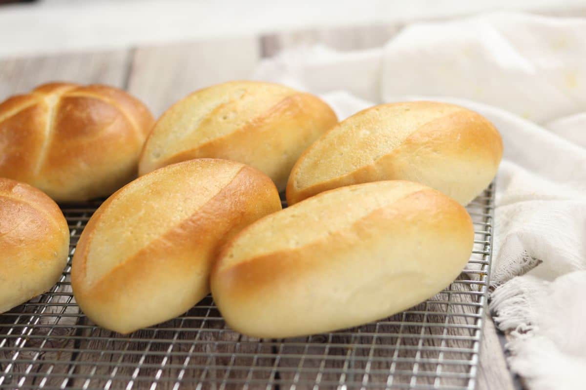 Authentic German Brötchen Rolls - includes 6
