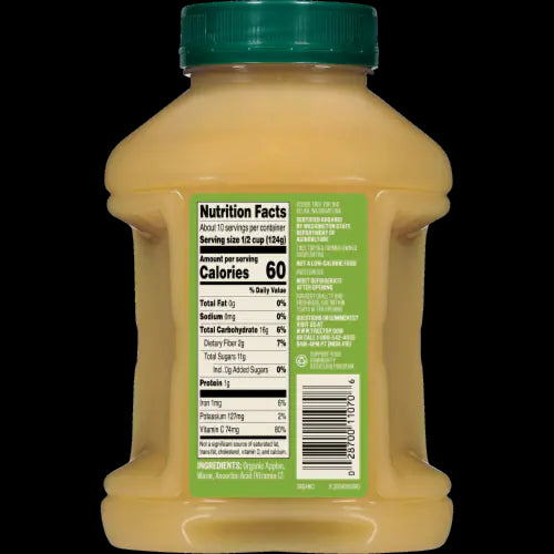 Tree Top No Sugar Added Organic Apple Sauce, 47.3 oz