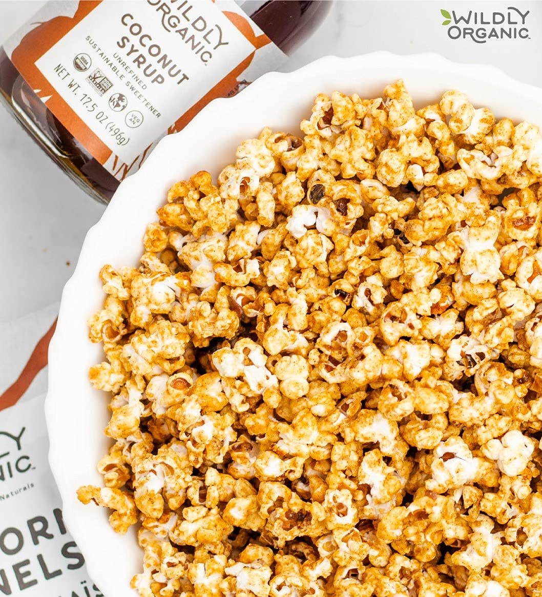 Wildly Organic Coconut Syrup - 17.5 oz - Organic Sweetener, Non-GMO, Kosher, Vegan, Buttery Caramel Flavor - Pack of 2
