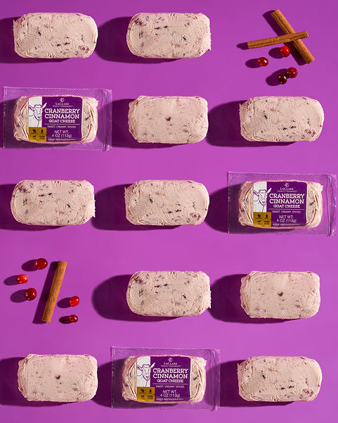 Cranberry Cinnamon Goat Cheese, La Bonne Vie - 4 oz  - Pack of 4
