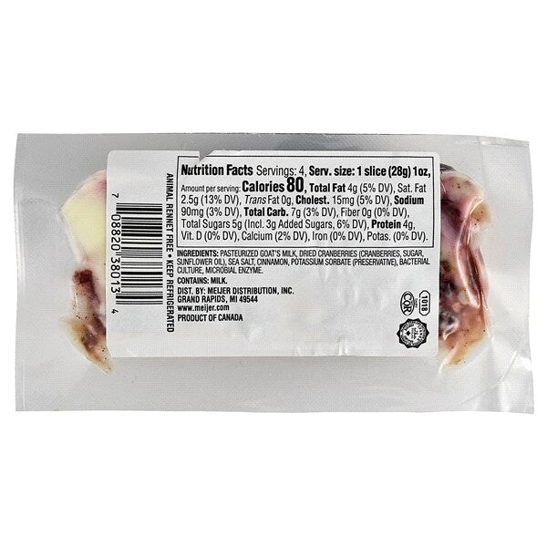 Cranberry Cinnamon Goat Cheese, La Bonne Vie - 4 oz  - Pack of 4
