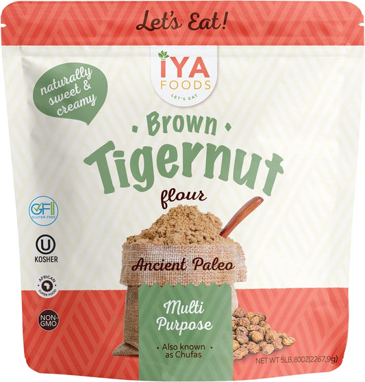 Fine TigerNut Flour - 5 lb - Non-GMO, Gluten Free