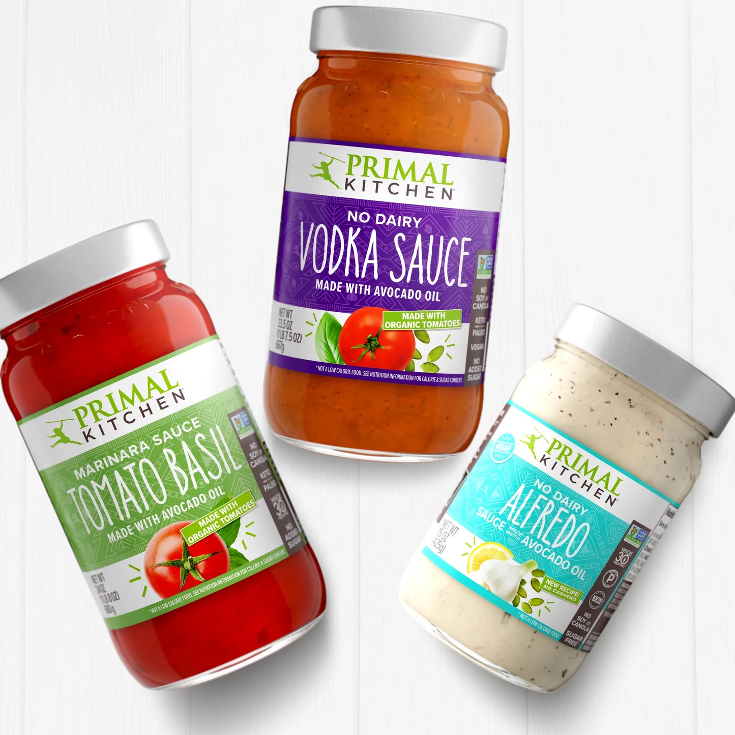 Primal Kitchen Vodka Pasta Sauce, Gluten Free, No Dairy - Added Sugar - Pack of 2