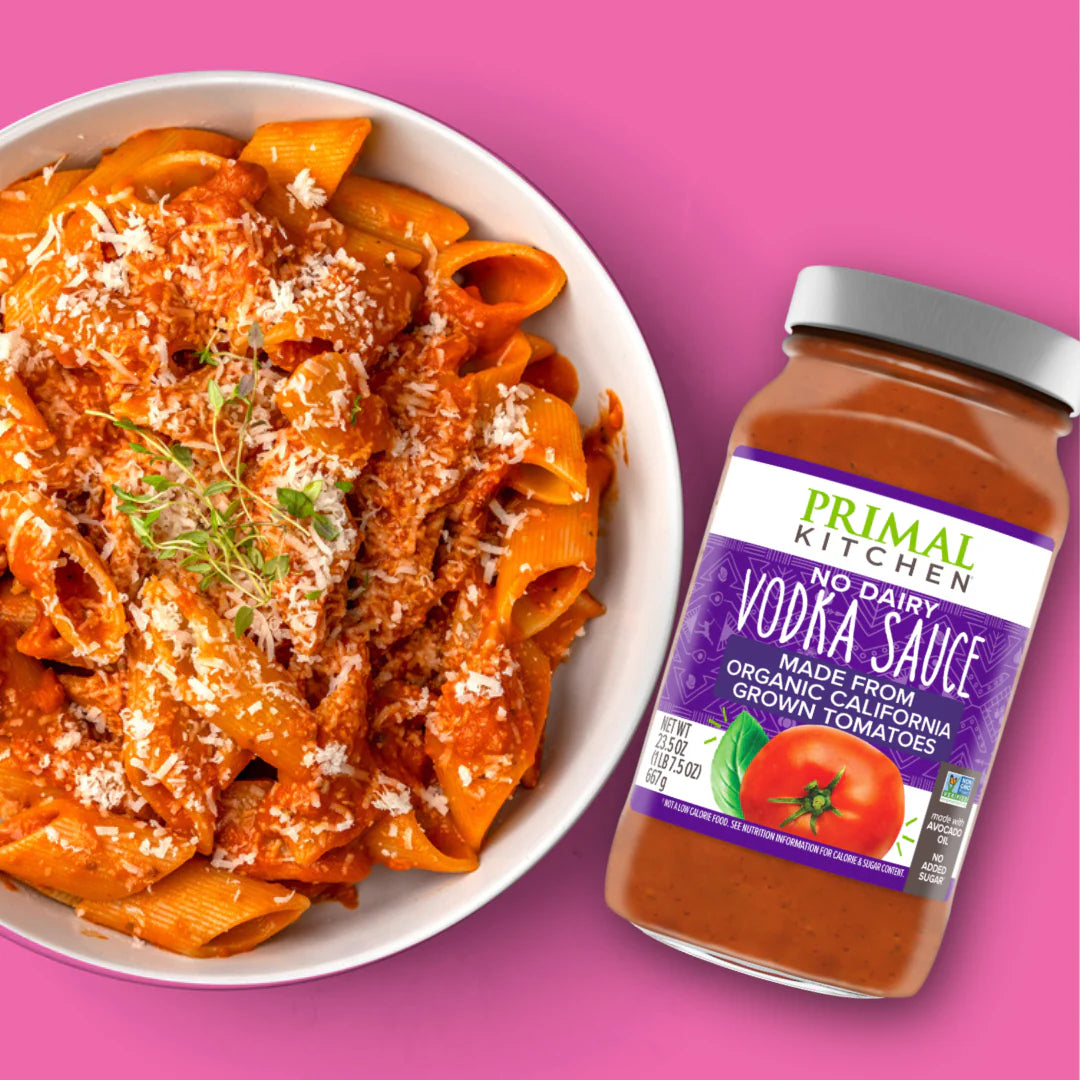 Primal Kitchen Vodka Pasta Sauce, Gluten Free, No Dairy - Added Sugar - Pack of 2