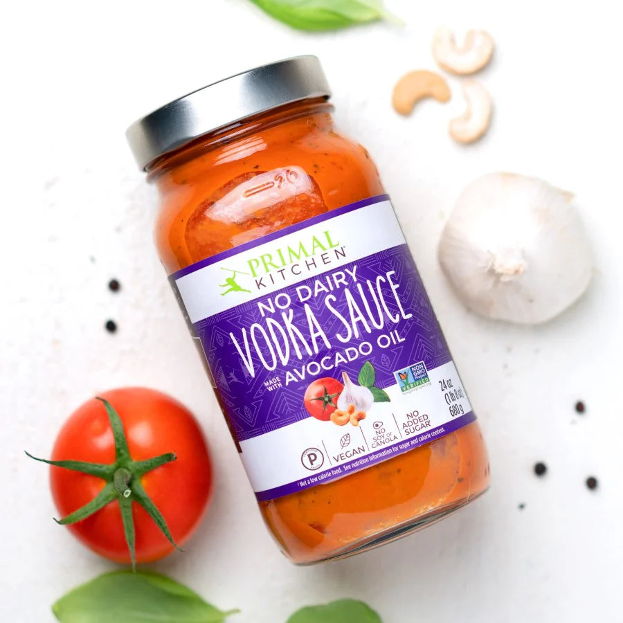 Primal Kitchen Vodka Pasta Sauce, Gluten Free, No Dairy - Added Sugar - Pack of 2