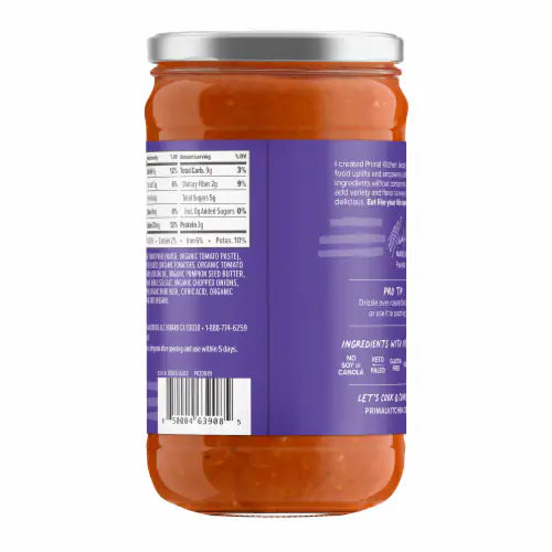 Primal Kitchen Vodka Pasta Sauce, Gluten Free, No Dairy - Added Sugar - Pack of 2