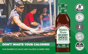 Walden Farms Bbq Sauce Variety - Hickory Smoked Barbecue, Original Barbecue, Honey Barbecue, 12 oz - Pack of 3
