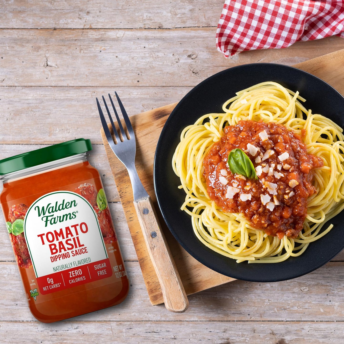 Walden Farms Pasta Sauce Variety - Garlic & Herb Pasta Sauce, Pasta Sauce Alfredo, Pasta Sauce Tomato and Basil, 12 oz - Pack of 3