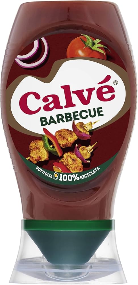 Calvé Italian Salsa Barbecue Sauce - 8.8 oz, Imported from Italy - Pack of 4
