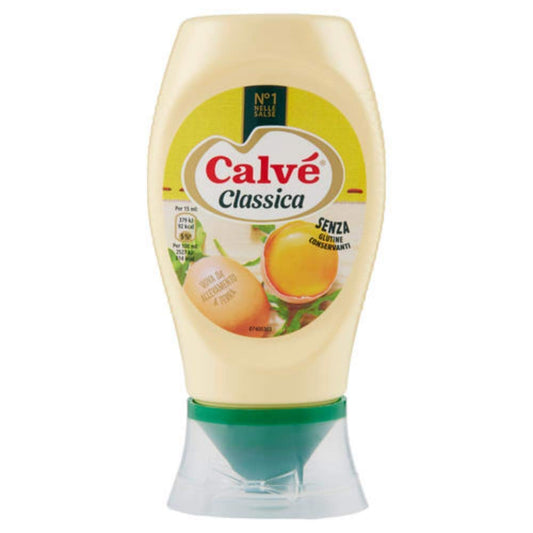 Calvé Italian Classica Gluten Free Italian Mayonnaise - 8.8 oz, Imported from Italy - Pack of 2