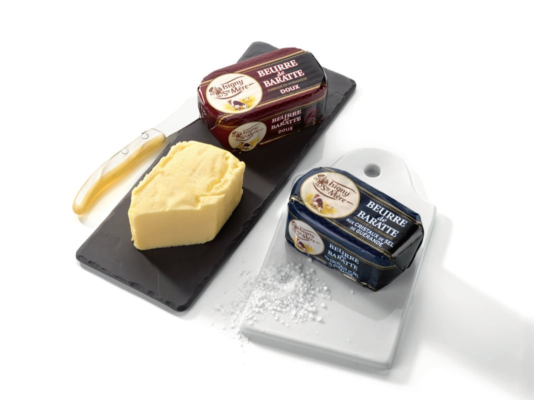 Isigny Ste Mère Beurre de Baratte Salted Churned Butter - Pack of 3