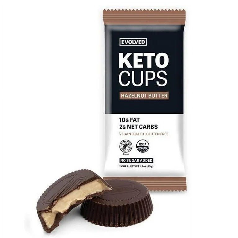 Evolved Organic Hazelnut Butter Keto Cups, 4.93 oz - 6/Case