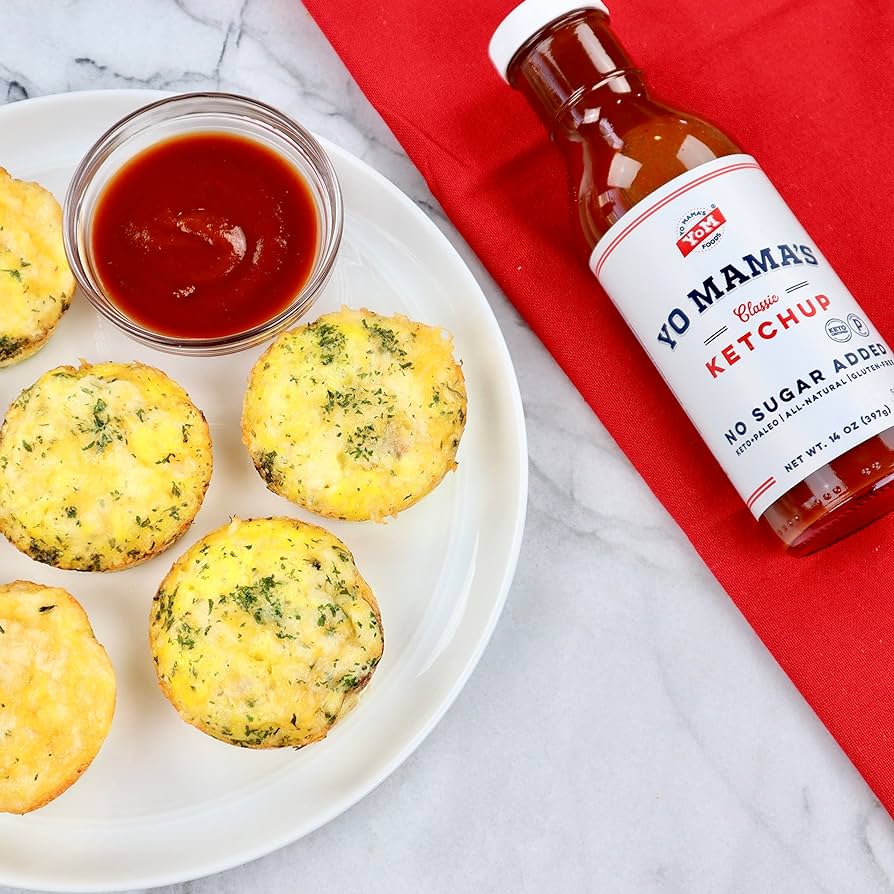 Yo Mama’s Foods Low Carb Condiments Gift Set | Includes (1) Buffalo Sauce, (1) Classic Ketchup, (1) BBQ Sauce | Keto-Paleo | All-Natural | Gluten-Free and Made from Fresh Ingredients