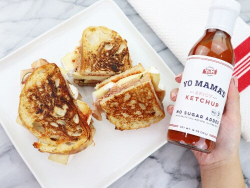 Yo Mama’s Foods Low Carb Condiments Gift Set | Includes (1) Buffalo Sauce, (1) Classic Ketchup, (1) BBQ Sauce | Keto-Paleo | All-Natural | Gluten-Free and Made from Fresh Ingredients