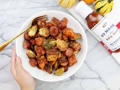 Yo Mama’s Foods Low Carb Condiments Gift Set | Includes (1) Buffalo Sauce, (1) Classic Ketchup, (1) BBQ Sauce | Keto-Paleo | All-Natural | Gluten-Free and Made from Fresh Ingredients