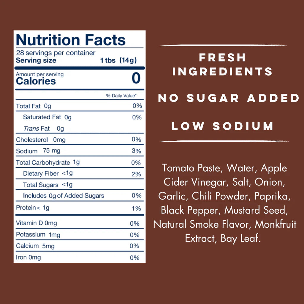 Keto Barbecue BBQ Sauce by Yo Mama's Foods – Pack of 2 - No Sugar Added, Low Carb, Vegan, Gluten Free