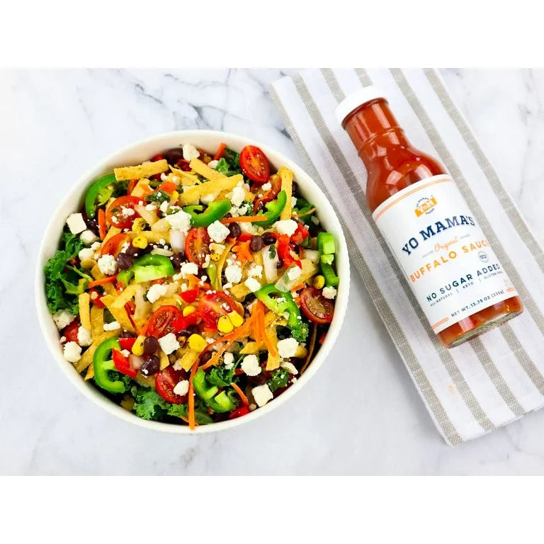 Keto Buffalo Dipping, Marinade & Wing Sauce by Yo Mama's Foods – Pack of 2 - No Sugar Added, Low Carb, Vegan, Gluten Free