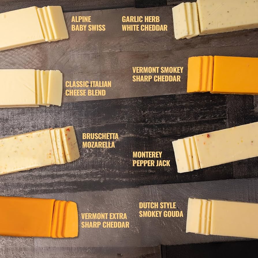 Farmers' Market Vermont Smokey Sharp Cheddar Cheese Block, 7 oz - Pack of 3