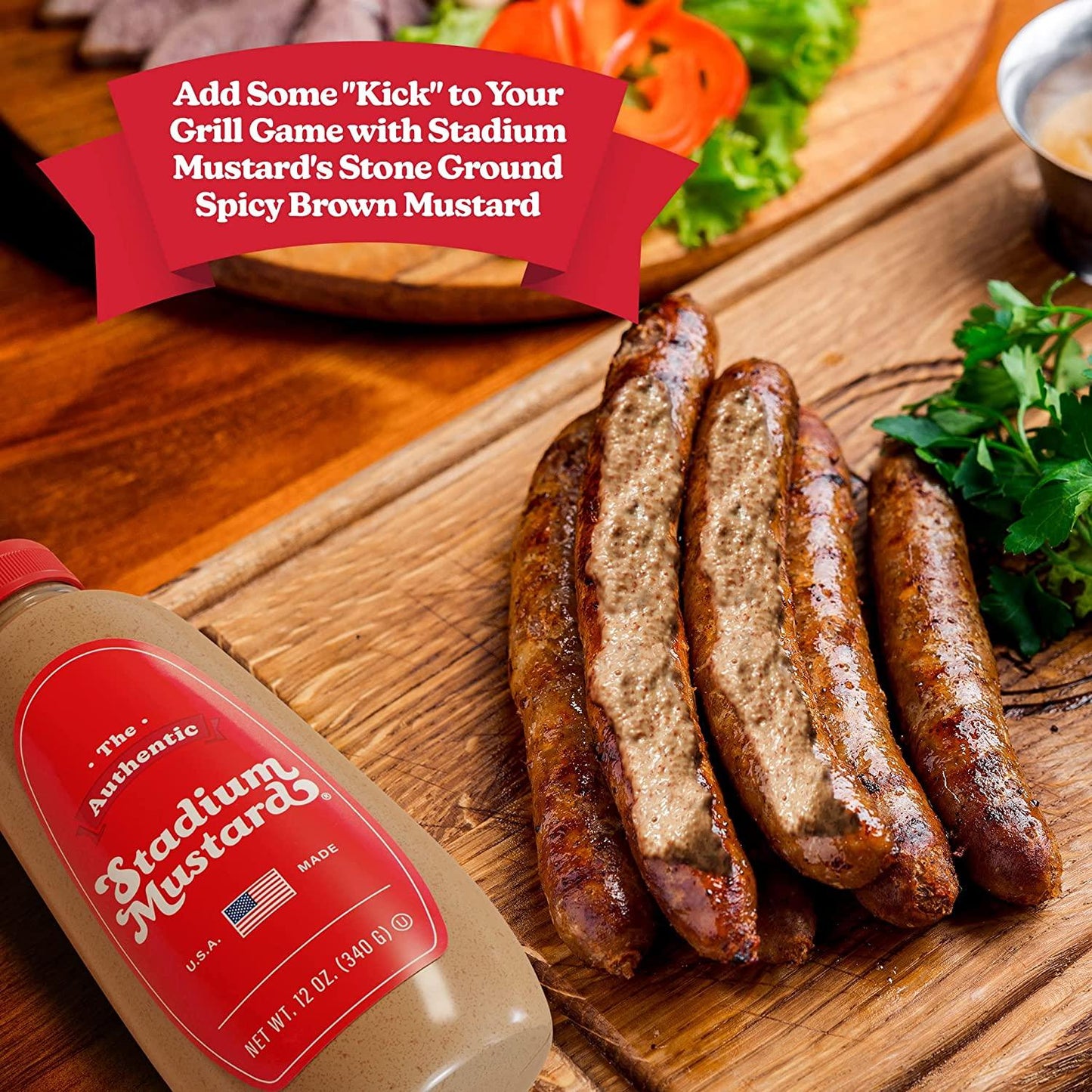 The Authentic Stadium Mustard. From Cleveland's Famed Municipal Stadium - Pack of 2