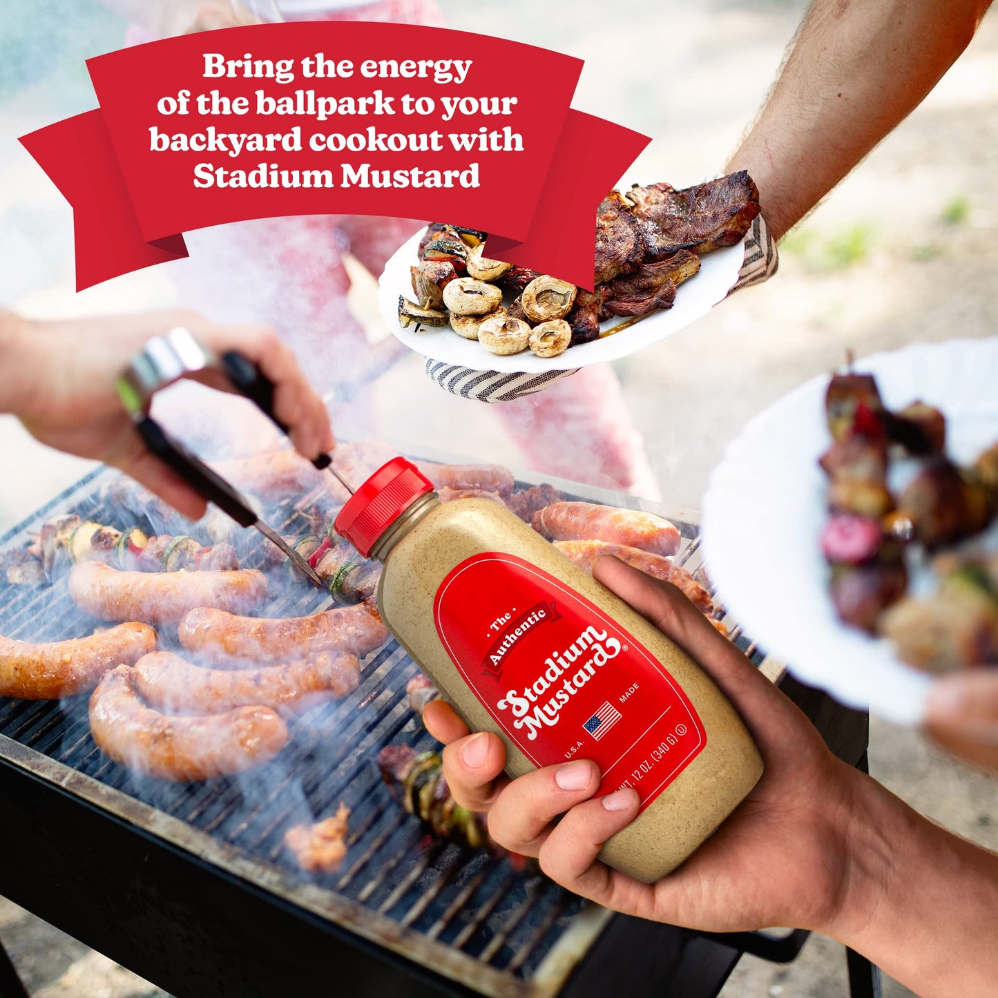 The Authentic Stadium Mustard. From Cleveland's Famed Municipal Stadium - Pack of 2