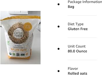 One Degree Gluten Free Sprouted Rolled Oats - 5 lb