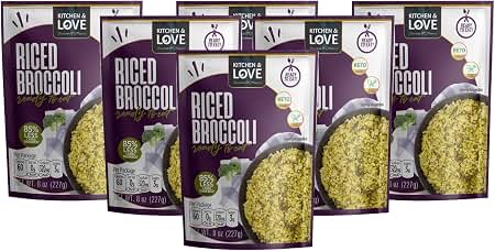 Kitchen & Love Riced Broccoli 8 oz (6 Pack)