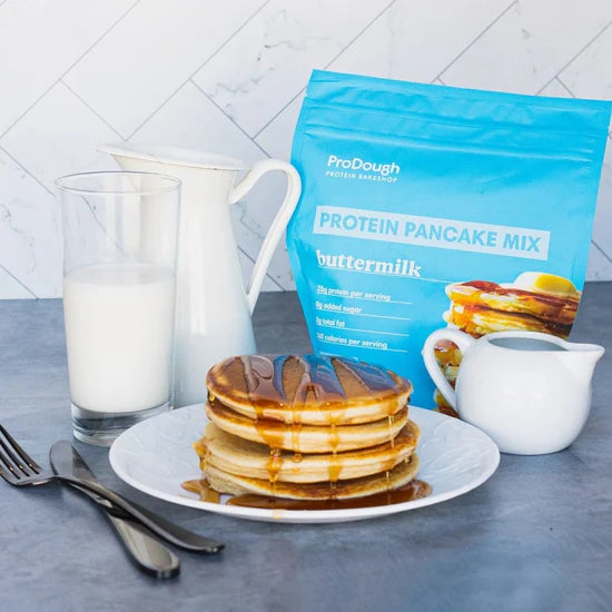 ProDough Buttermilk Pancake and Waffle Mix - Gluten Free, Low Carb, High Protein Pancake Mix