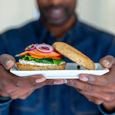 Alvarado Street Bakery Organic Sprouted Wheat Sesame Bagels -20 oz -each - 6/Case