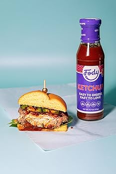 Fody Foods Vegan Tomato Variety Ketchup - Regular & Unsweetened,  Keto Friendly Condiment, Non GMO - Pack of 2