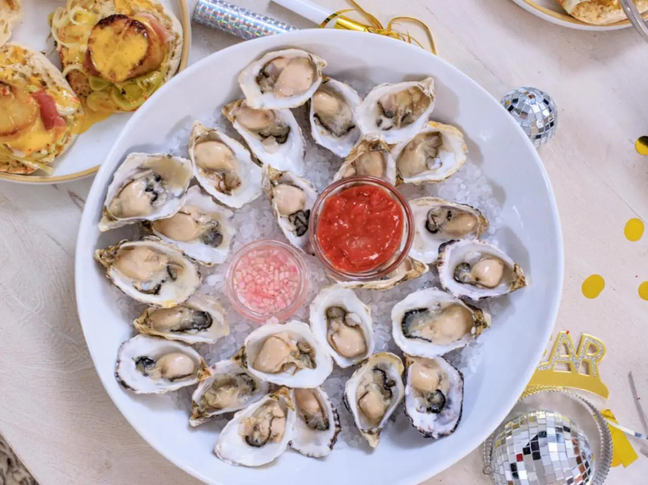 Gourmet Oyster Flight Collection Kit - 12 each of 3 Oyster Variety