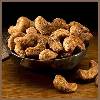 Caramel Toasted Colada Cashews & Sweet Brown Butter Cashews, 3.5 oz - Gluten Free, Vegetarian - Pack of 2