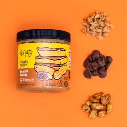 BNutty Chocolate Dream Variety Pack | Natural, Crunchy, Creamy & Gluten Free Peanut Butter Jars & Spread | Peanut Butter Cup, Milk Chocolate Cherry, Totally Toffee & Coco - 4 Pack