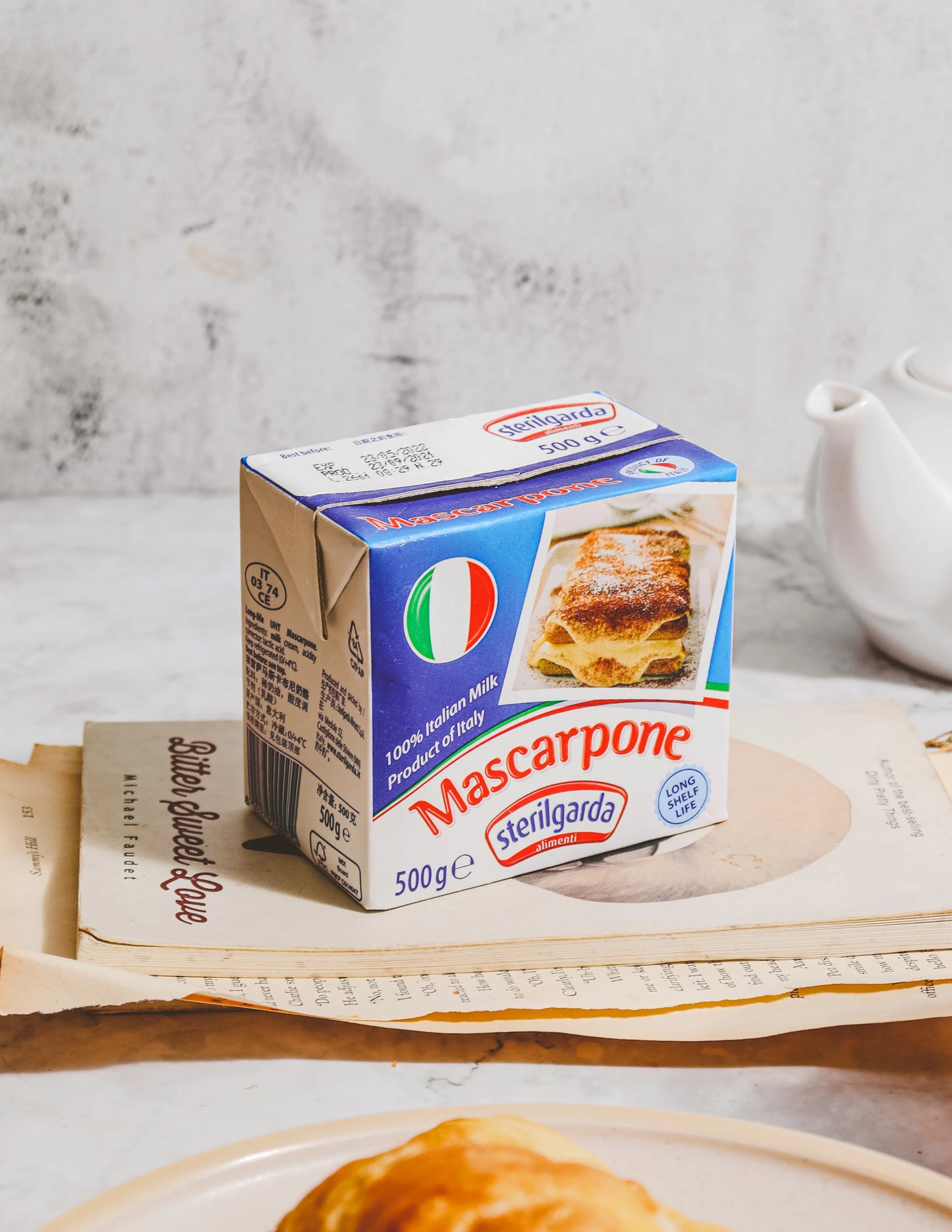 Mascarpone Cheese - Sterilgarda Italian Mascarpone Cheese - 1.1 lb - Pack of 2