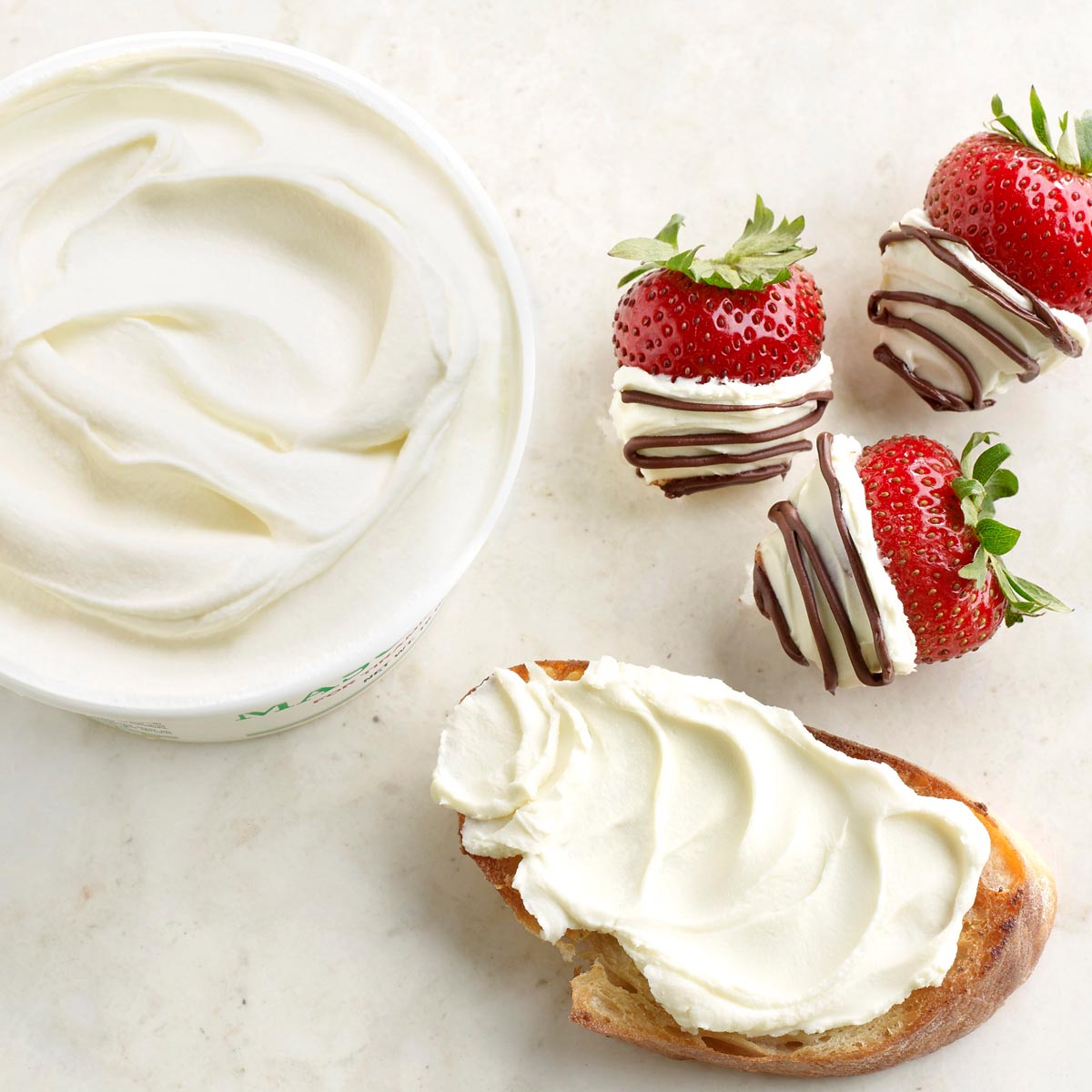 Belgioioso Fresh Mascarpone Cheese Cup - 8 oz - Pack of 12