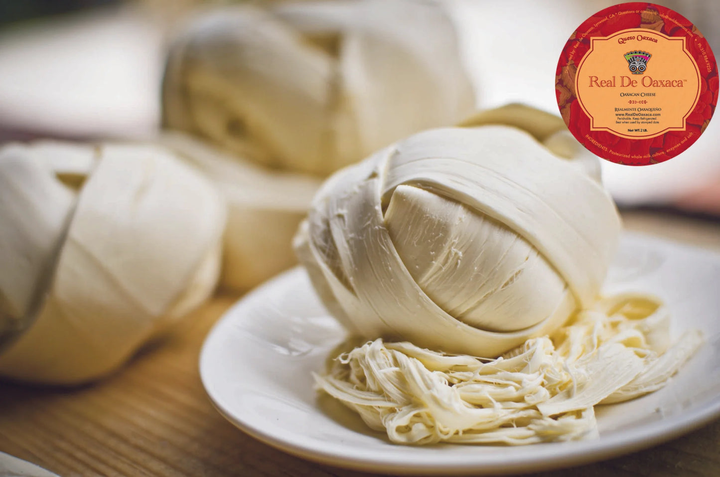 Queso Oaxaca Quesillo Real De Oaxaca - 2 lb