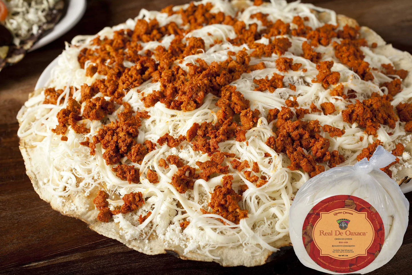 Queso Oaxaca Quesillo Real De Oaxaca - 2 lb