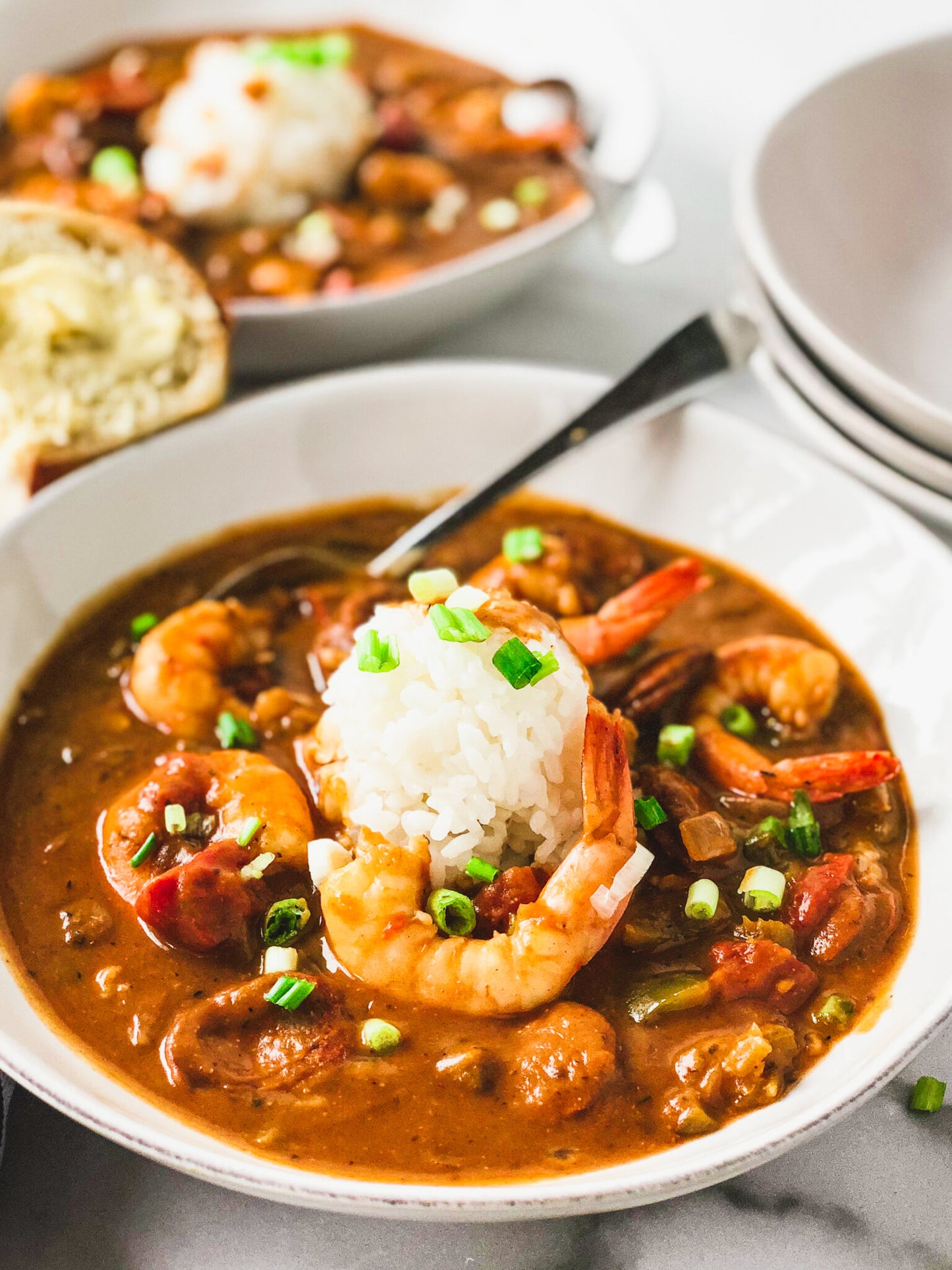 Shrimp and Sausage Gumbo with Okra - 1 Quart