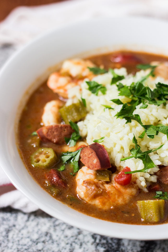 Shrimp and Sausage Gumbo with Okra - 1 Quart