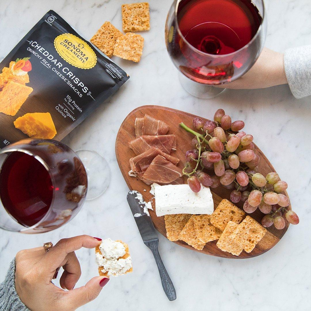 Sonoma Creamery Cheese Crisps Variety Pack - Savory Seed, Pepper Jack, Parmesan, Cheddar, Bacon Cheddar