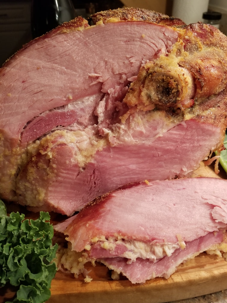 Juleskinke - Swedish Style Christmas Ham with Bone, Brined - 8 to 10 lb